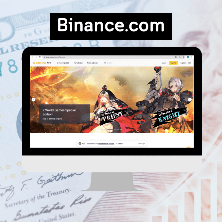 เว็บไซต์NFT-NFT-Marketplace-binance