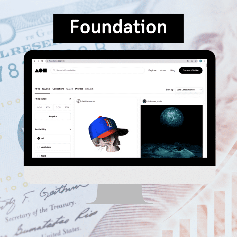 เว็บไซต์NFT-NFT-Marketplace-foundation