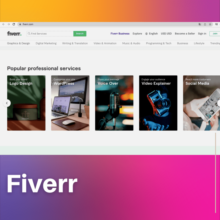 เว็บไซต์หางาน Freelance-ฟรีแลนซ์-หางาน-Fiverr