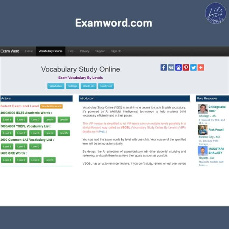เว็บไซต์-แจกคำศัพท์-ielts-ฟรีๆ-examword