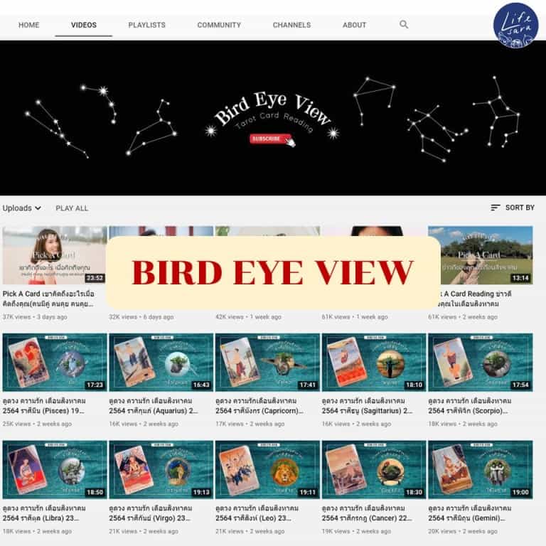 ช่องยูทูป-ดูดวงออนไลน์-bird-eye-view