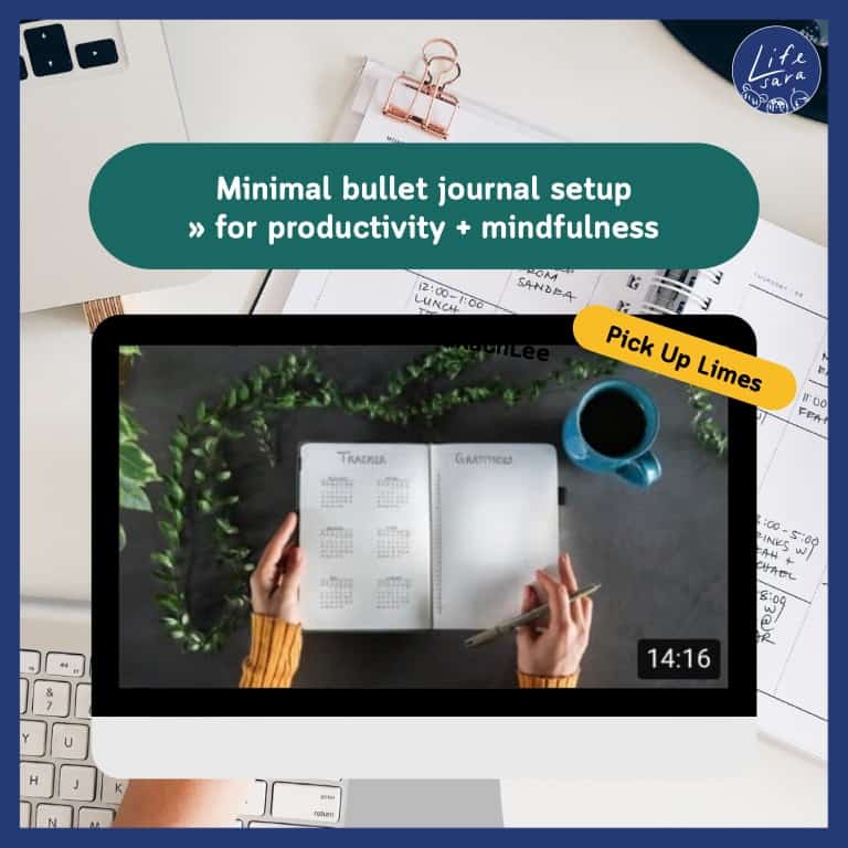 ไอเดียทำ-Bullet-Journal-ทำตามได้-สวยๆ-สไตล์มินิมอล-เช็คสุขภาพจิต-productive