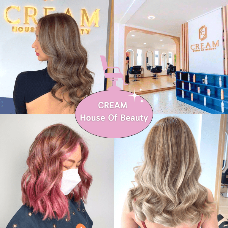 ร้านทำผม-ทำผม-ทำสีผม-ดัดผม-ผมสีเทา-ผมสีบลอนด์-สีย้อมผม-CREAM house of beauty