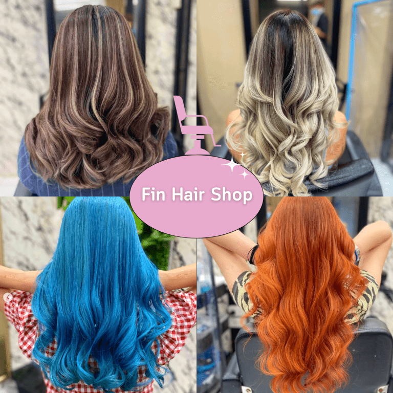 ร้านทำผม-ทำผม-ทำสีผม-ดัดผม-ผมสีเทา-ผมสีบลอนด์-สีย้อมผม-บำรุงผม-fin hair shop