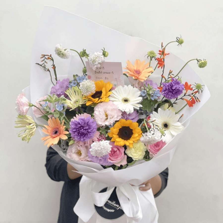 จัดดอก ไม้งานแต่ง-